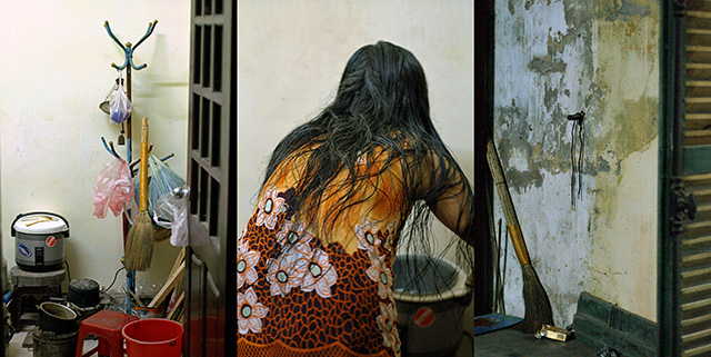 Sherman Ong, HanoiHaiku-Hair, 2006, Digital Print on Archival Paper, 75 x 150 cm Courtesy of the artist and Art Plural Gallery 