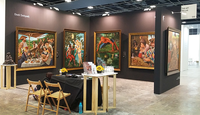 The Art Fellas sold all presented works by Dadi Setiyadi at Singapore Art Fair