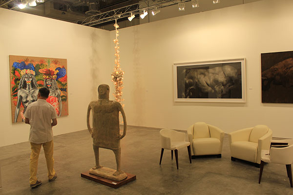 Gajah Gallery's booth