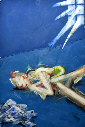 Toshiyuki KONISHI, Untitled (ARTWORK-#1), 2014, Oil on canvas, 194 x 130 cm