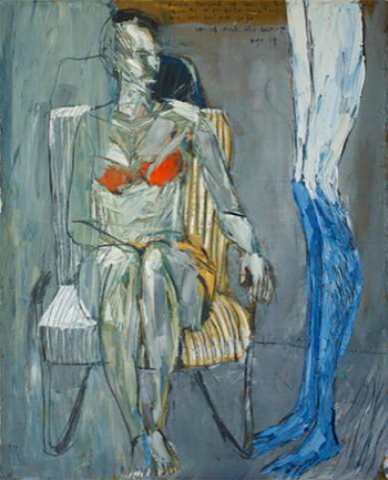 Ugo Untoro, Venus and the Beast, 2014, Oil on Canvas, 120 x 100cm