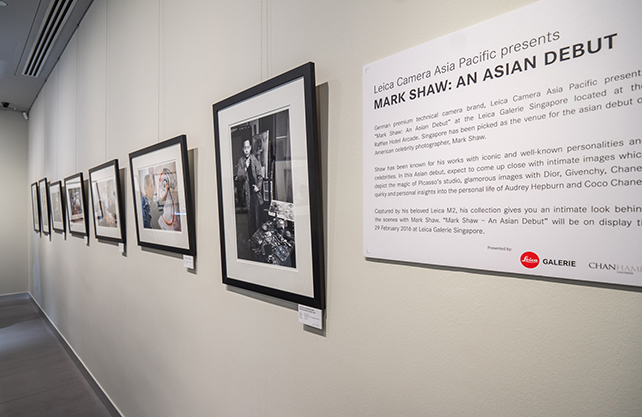 Mark Shaw's prints in Leica Galerie Singapore