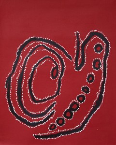 Mituna Wipiya - Lawrence PENNINGTON, 75 x 60cm, Acrylic on Linen (Code: 15-74)