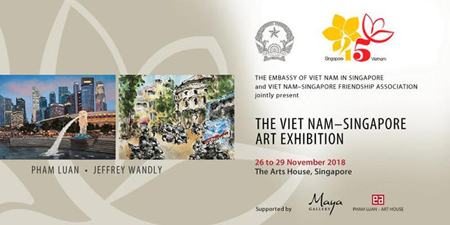Art exhibition showcases friendship between Singapore and Vietnam, Culture  - Sports
